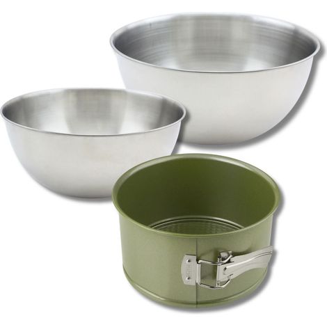 Set pâtisserie avec moule à panettone 18 cm, 2 bols à mixer et spatule Zenker (1/5)