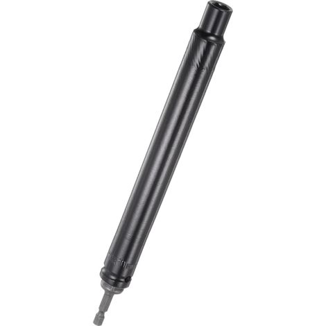 Douille creuse extra longue, 12 mm x 200 mm de profondeur avec tige hexagonale à changement rapide de 6,35 mm, douille à choc en acier à haute teneur en carbone pour perceuse électrique, CVC (1/5)