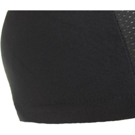 Schwarzes Sonnenschutz-Helmfutter für Fahrradhelme, sonnenschützend, atmungsaktiv, schnelltrocknend, elastisch, feuchtigkeitsableitend. (1/5)