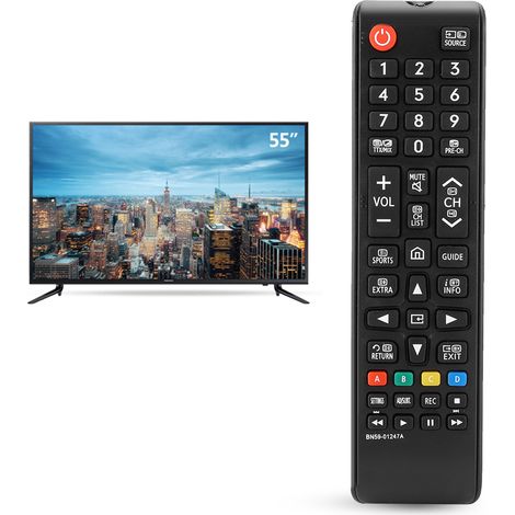 Télécommande universelle compatible Samsung BN59-01247A - Télécommande de rechange pour téléviseurs Samsung (1/5)