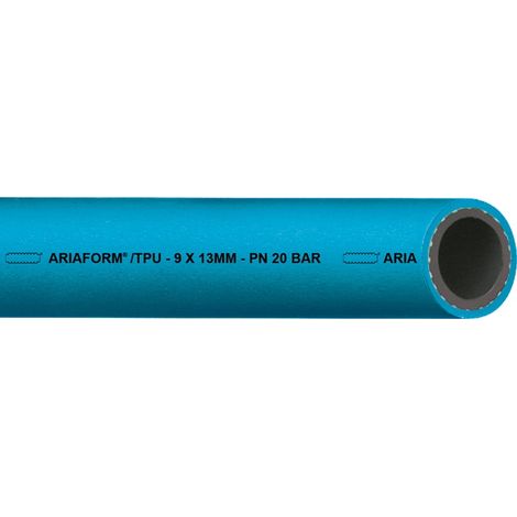 PU-Pressluftschlauch ARIAFORM®/TPU ID 10mm AD 14,5mm L.50m Blau TEGUMA