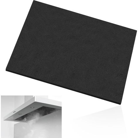Filtre universel pour hotte aspirante avec charbon actif, découpable, filtre à charbon actif, filtre anti-graisse pour hotte, 57 x 47 cm (1/5)