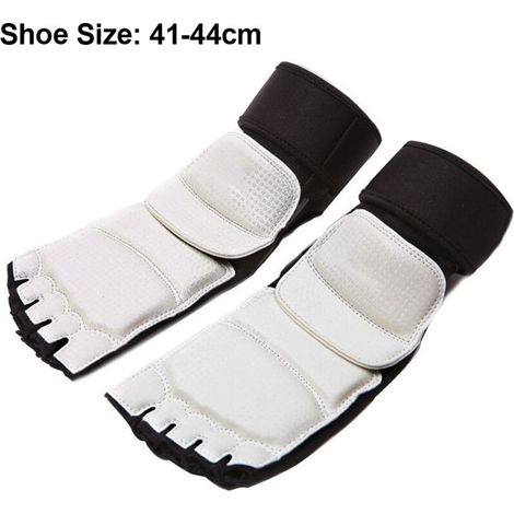 Paire de protège-pieds pour arts martiaux (Taekwondo, boxe, Muay Thai), tous âges