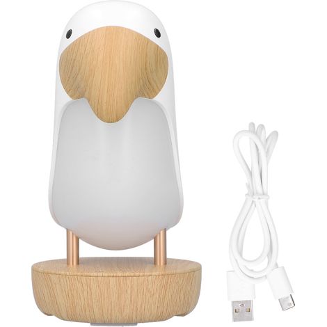 Lampe de table LED Bluetooth USB rechargeable, veilleuse musicale Hibou cartoon, chambre (1/5)