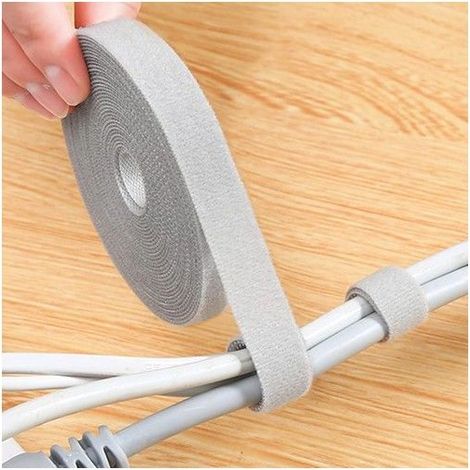 Rouleau de serre-câbles auto-agrippant - Réutilisable - Auto-agrippant - Nylon résistant - Découpe personnalisée (1/5)