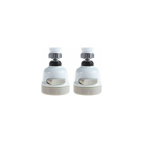Lot de 2 têtes de robinet mobiles 360° économie d'eau, anti-éclaboussures, filtrage réglable – (1/5)