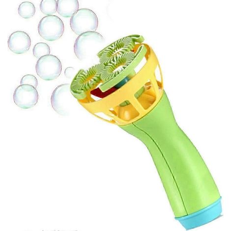 Machine à bulles électrique automatique, souffleur de bulles, mini ventilateur, jouet d'extérieur pour enfants, neuf (1/5)