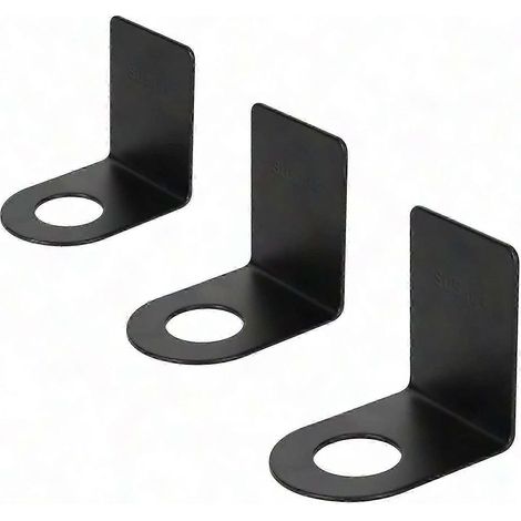 Schwarzer, wandmontierter Seifenspender 2024, 27 mm Öffnung, Edelstahlhalterung für Badezimmer, Edelstahl-Shampoohalter für Küche, Set (1/4)