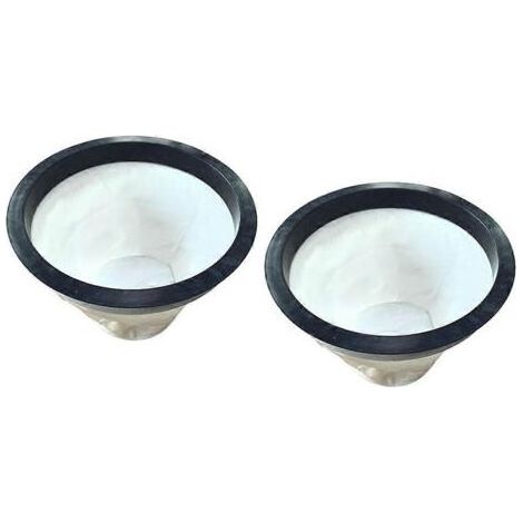 Lot de 2 sacs filtrants anti-poussière pour Karcher NT70/3 et NT90/3. Pièces de rechange : tissu filtrant anti-poussière pour la protection du moteur. (1/5)
