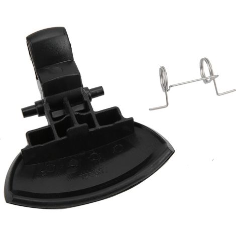 Handschuhfachdeckelgriff mit Feder, schwarz, kompatibel mit Citroën C4 2004-2010 (1/5)