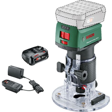 Bosch 06039D5000 AdvancedTrimRouter 18v Trim Router + 2.5AH Battery Kit