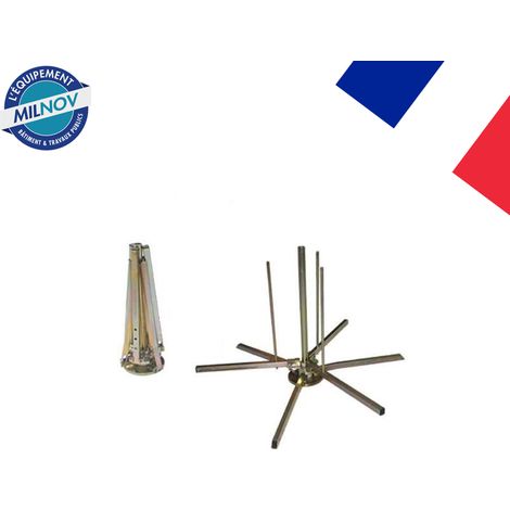 Dérouleur couronne pliant 80 kg – Sac de transport inclus – Diamètre touret 800 mm – Pour chantiers humides et terrains accidentés – Milnov
