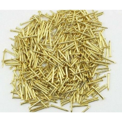 Confect 150 Chiodi Chiodini Dorati 16 Mm Accessories Bricolage