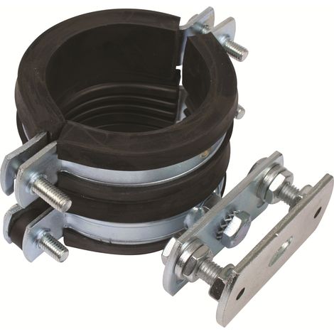 BLÜCHER EuroPipe Rohrschelle aus 2 Schellen mit EPDM, verzinkt, 75mm