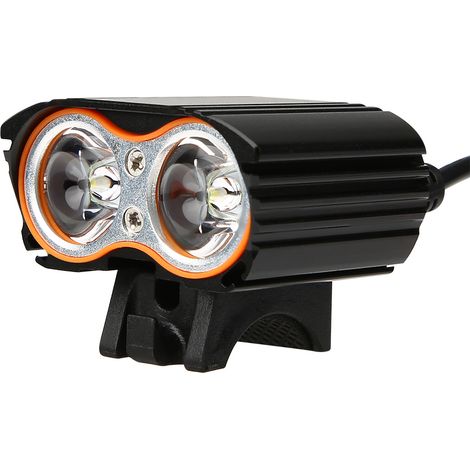 Phare avant vélo puissant 2000LM rechargeable USB, éclairage LED pour vélo de nuit (1/5)