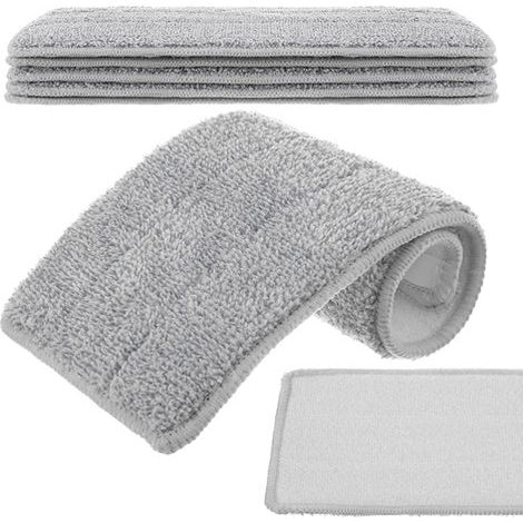 Fundas para mopa plana de 33 x 11,5 cm, paquete de 5, súper absorbentes