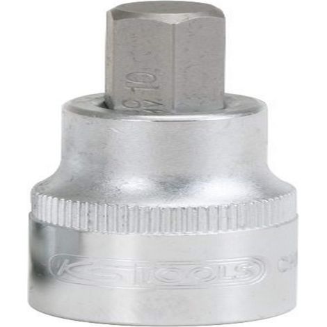 KS Tools 911.1314 Bussola 1/2" per viti a esagono incassato, corta, 14mm