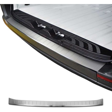 Protection Seuil de Pare-Chocs arrière - Compatible avec Mercedes Sprinter W907-910 2018-2022 - Couverture de Seuil de Coffre - Bande Seuil de Chargement - Style élégant - en Acier INOX Chromé Brossé (1/5)