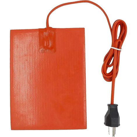 Coussin chauffant en silicone 300 W 110 V pour carter d'huile moteur de voiture, prise US, 15 x 20 cm - FFY (1/4)