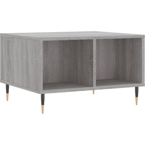 Maison Exclusive - Mesa de centro madera contrachapada gris Sonom