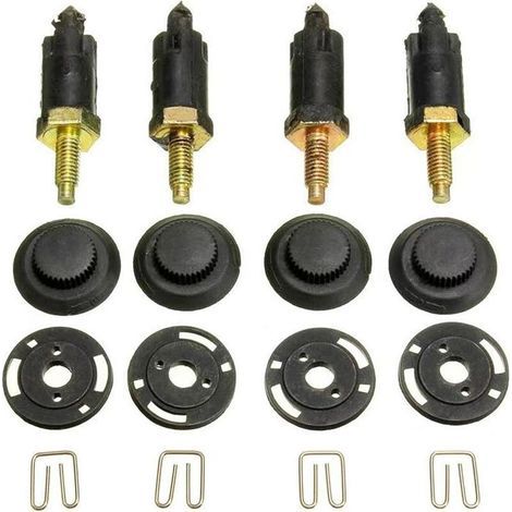 Kit di fissaggio per coperchio motore in 4 pezzi per motori 2.0 HDI, compatibile con Citroën Berlingo, C4, C5, Xantia, Xsara e Peugeot 206, 306, 307, 406, 607, 806, Expert, codice OEM 0137F6 13711 (cl (1/5)