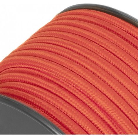 Câble textile - sur mesure - Rouge (1/4)