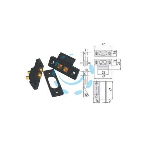 COPPIA CONTATTI ELETTRICI A PRESSIONE 06510 - (06510000)