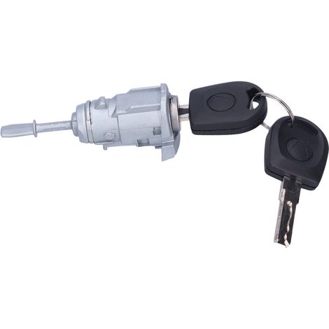 Verrou de porte avec 2 clés 604837167, remplacement compatible Bora 1J2 1J6 1997-2005, cylindre de serrure extérieur (1/5)