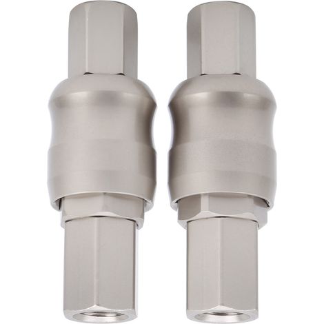 Jeu de 2 raccords rapides pneumatiques pour marteau-piqueur, antidéflagrants, type C, autobloquants SF+PF20 (1/5)