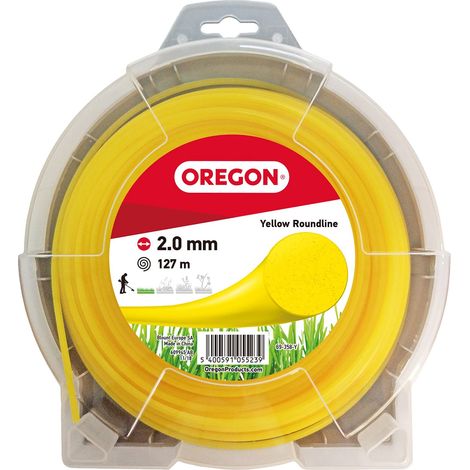 Oregon Filo per Decespugliatore Rotondo in Nylon Resistente, Adatto per Erba Alta, Rifiniture e Vegetazione Fitta, Compatibile con Numerosi Marchi, 2,0 mm x 127 m (69-358-Y) (1/5)