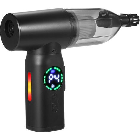 Druckluftreiniger mit Digitalanzeige, bürstenlosem Motor, 120 W, 110.000 U/min, 7500 mAh Akku