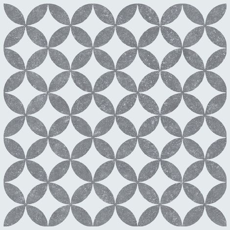 Selbstklebende Wandfliesen Amira Grau 15,25x15,25cm, Packung mit 6 - Dc-fix