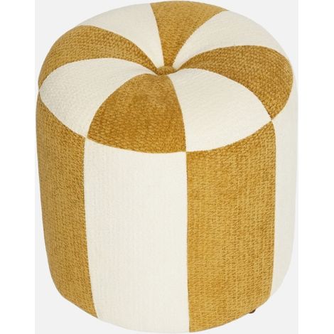 Pouf per bambini in tessuto ciniglia