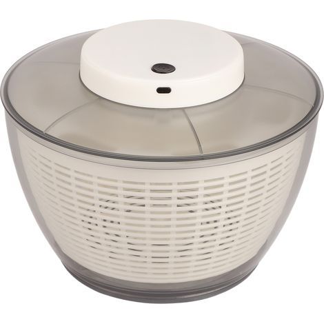 Lavatrice e centrifuga elettrica per frutta e verdura - Asciugatrice per insalata - Capacità 4500 ml - 25x25x15 cm (1/5)