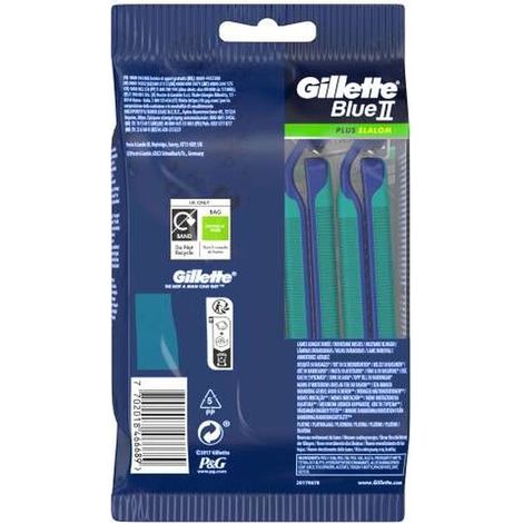 Gillette Blue II Plus  Slalom 10er