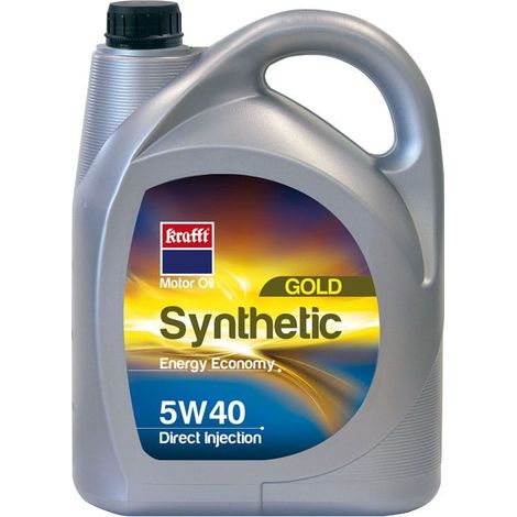 Aceite Sintetico 5W40 Gold Krafft 5L Protección Máxima