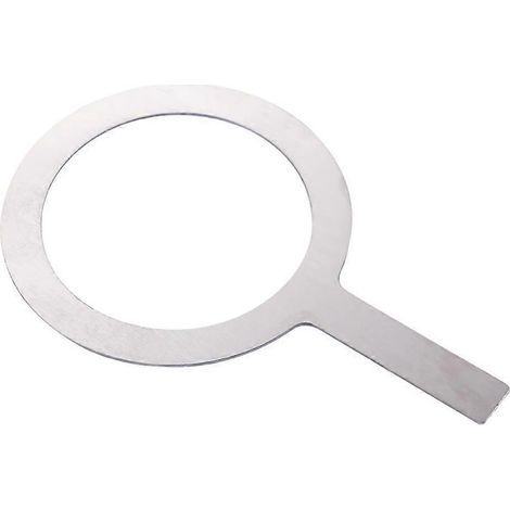 Anneau en acier inoxydable pour tasse à lait, couvercle de protection pour bord de tasse à lait, idéal pour les salons de thé, les pâtisseries et les cafés (ouverture n° 2,95)-16100.2cm (1/3)