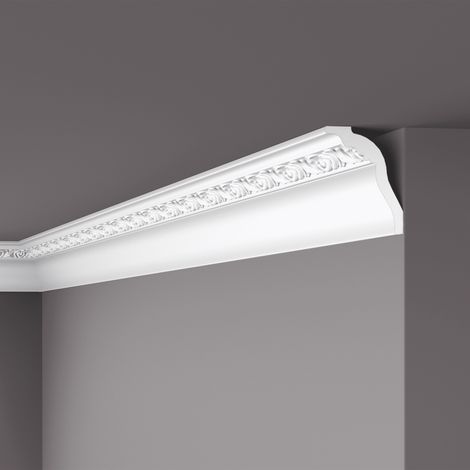 Eckleiste NMC Z3 ARSTYL Noel Marquet Zierleiste Stuckleiste Zeitloses Klassisches Design weiß 2 m (1/5)