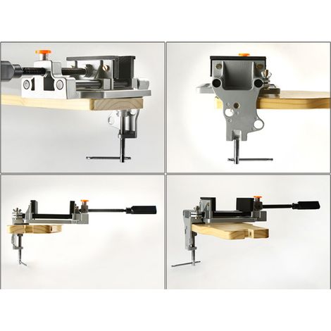 100-mm-Schnellspannbohrschraubstock, robuster Entriegelungsknopf aus Aluminium-Druckgusslegierung für Säulenbohrmaschinen und Werkbänke