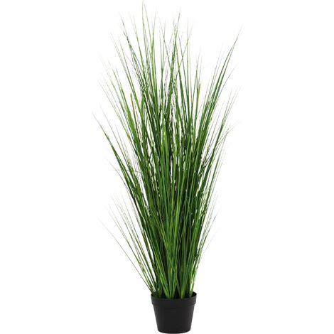Herbe d'Oignon Artificielle Plante Verte Décorative Réaliste pour Salon et Bureau 130 cm - PANGIVO (1/5)