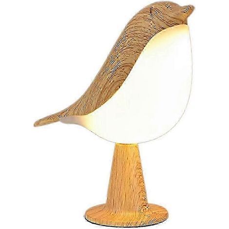 Lampe de chevet LED oiseau, petite veilleuse sans fil à commande tactile, lampe de lecture pour chambre à coucher, décoration intérieure (1/5)