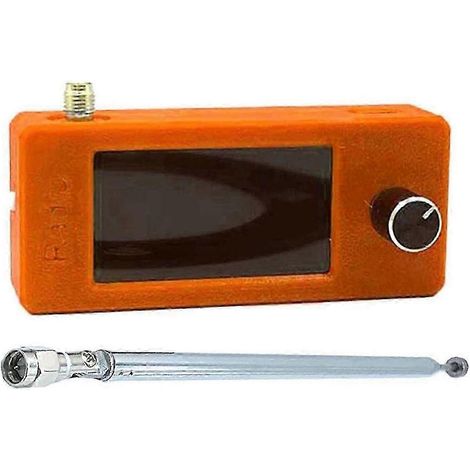 Radio portable avec écran IPS de 1,9 pouce, mini radio de poche et antenne WHBYV (1/4)