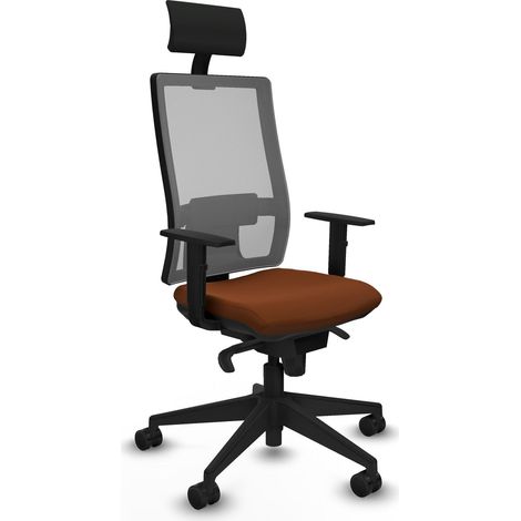 Bürostuhl piqueras y crespo Horna grau Mesh Kunstleder