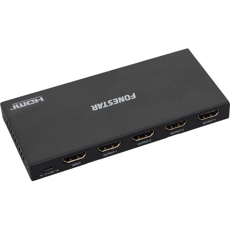 Duplicador Fonestar FO-22S4ED/ 4xHDMI Hembra - HDMI Macho