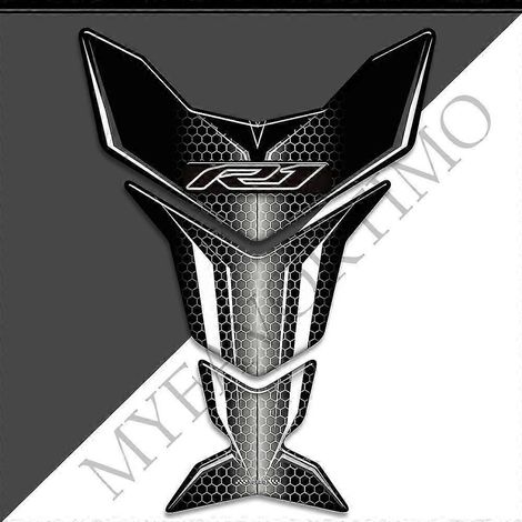 Protection de réservoir avec autocollants, logo et emblème pour Yamaha YZF-R1, YZF R1, R1000 et R1-6. (1/5)