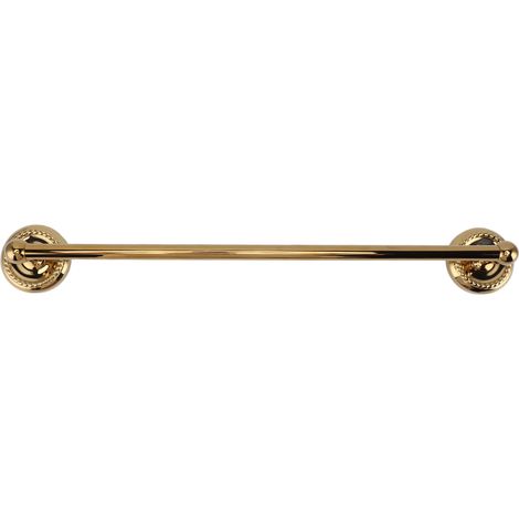 Porte-serviettes en cuivre style européen, barre simple, porte-serviettes suspendu en titane (1/5)