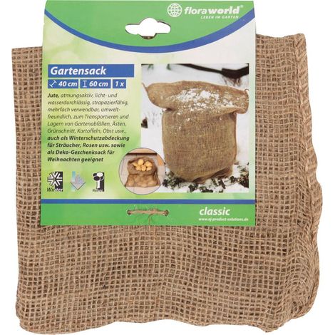 floraworld Jutesack Natur 40x60 cm (1/2)