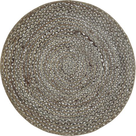 Teppich Pinto natur-weiß, 100 cm Ø rund modische Teppiche (1/2)