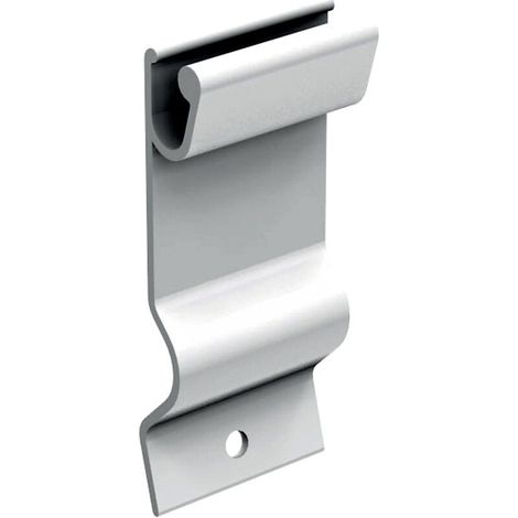 Crochet sur platine à crémaillère en aluminium Ø 8 mm longueur 500 mm livré sans crémaillère - TORBEL INDUSTRIE