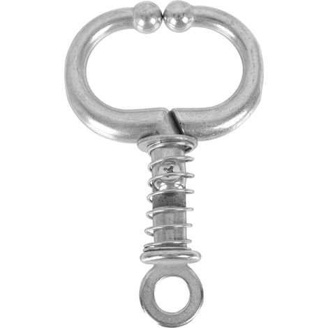 Anneau De Nez Pour Bétail Inox à Ressort Petit Format Pour Élevage Bovin Équipement De Traction Sécurisé Solide (1/5)